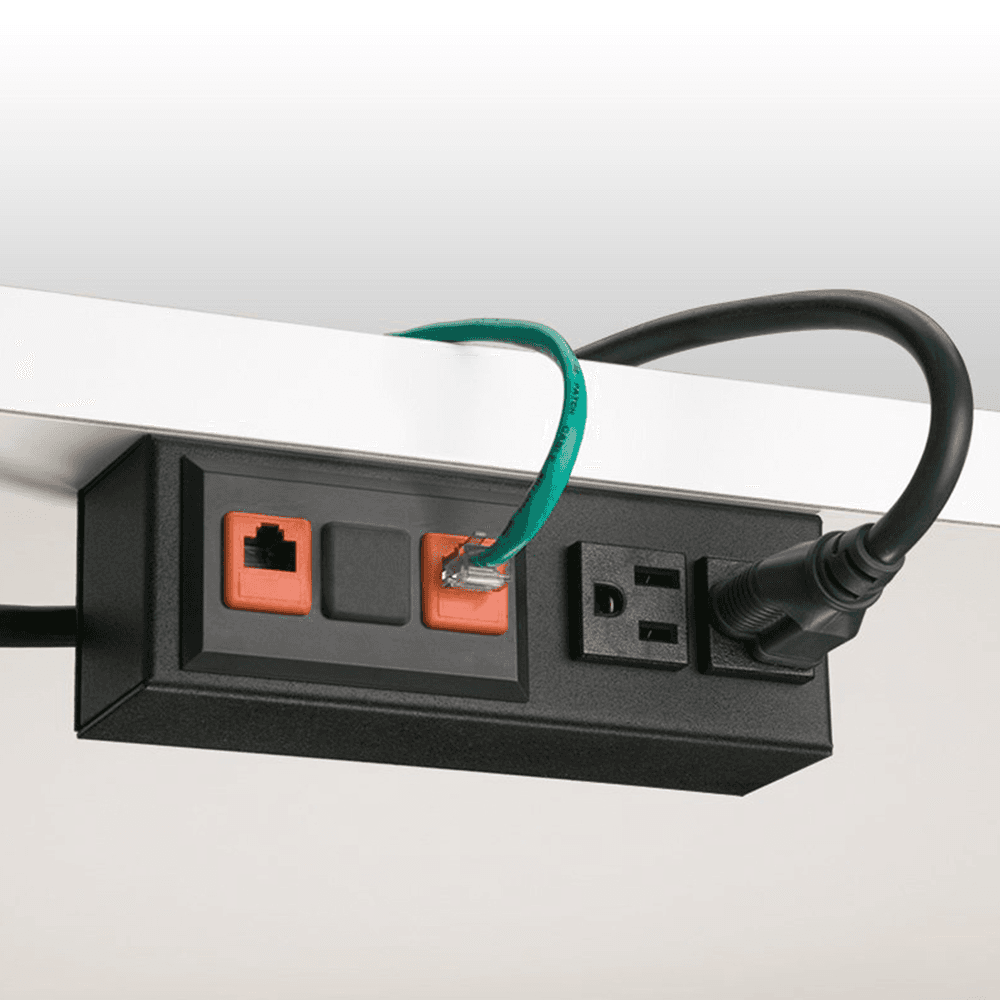 Under-Desk Mount Tab for Easy Installation, Meets ADA Guidelines, UL and cUL Listed