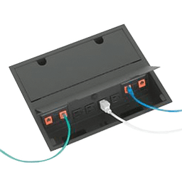 El Grande Power and Data Grommet in Matte Black