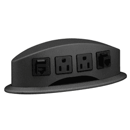 Doug Mockett's 8-3/8" Hole Mount Power Grommet in Matte Black