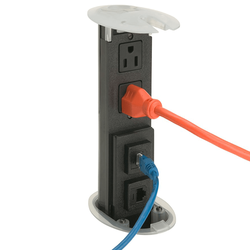 PCS27D Pull-Ring Grommet for Neat Desktop Look and No Wiring Clutter