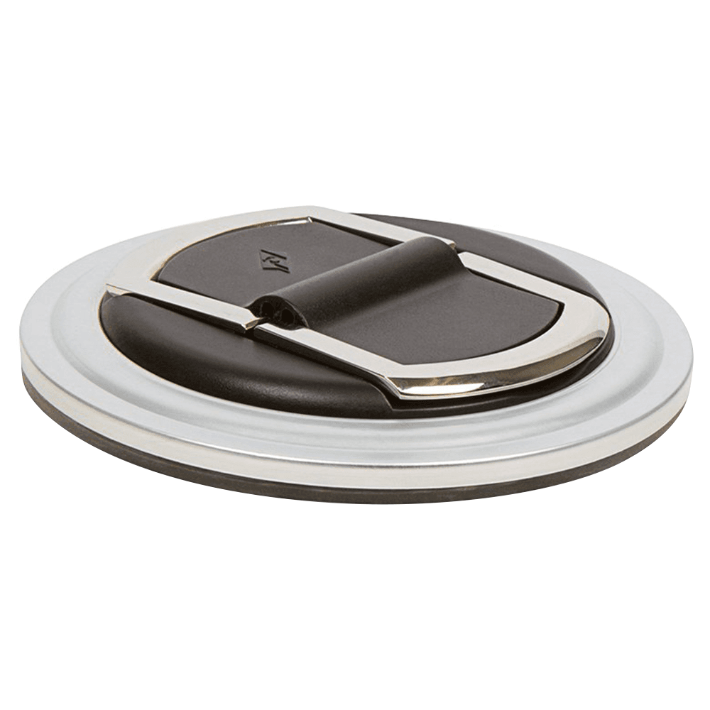 PCS34A Kitchen Power and Data Grommet with Clear Rubber Ring and Tightly Locking Flange by Doug Mockett And Company Inc