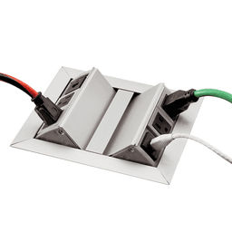 Dual-Sided Access with 4 Power Outlets and 2 Data Ports