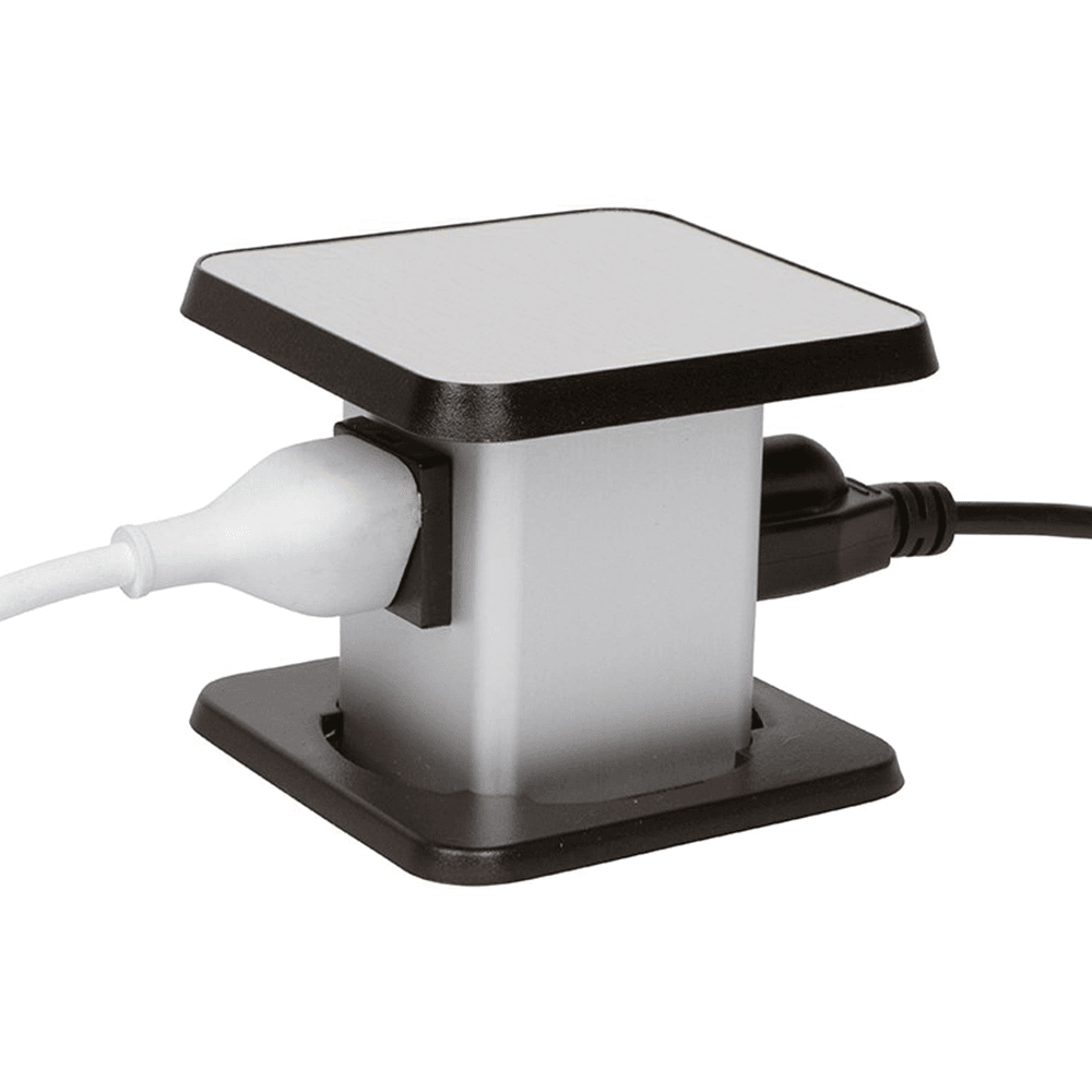 Pop-Up Tamper Resistant Power Grommet for desks and tables