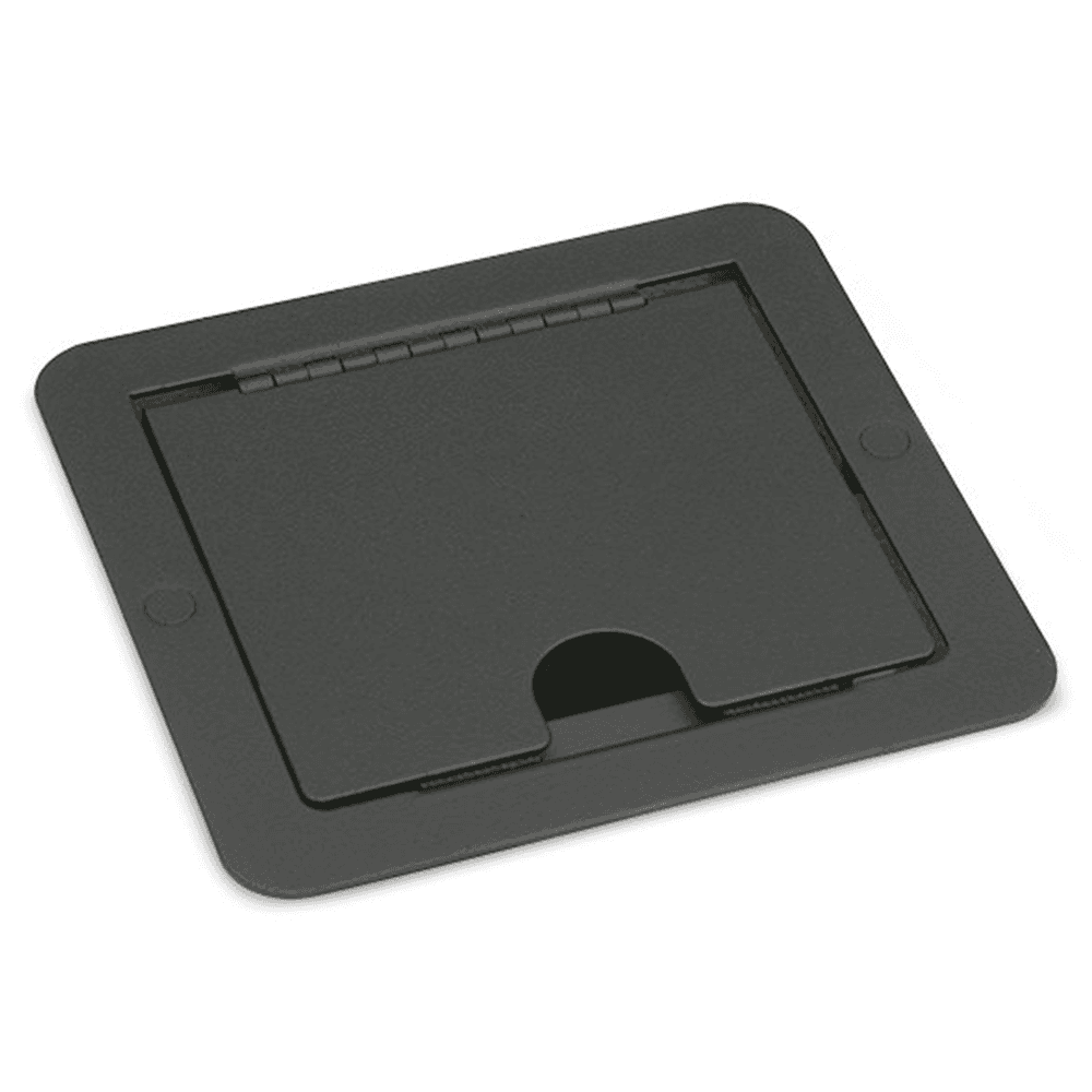 Low Profile Flip-Up Power Grommet with 2 Outlets & Data Jacks
