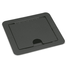 Low Profile Flip-Up Power Grommet with 2 Outlets & Data Jacks