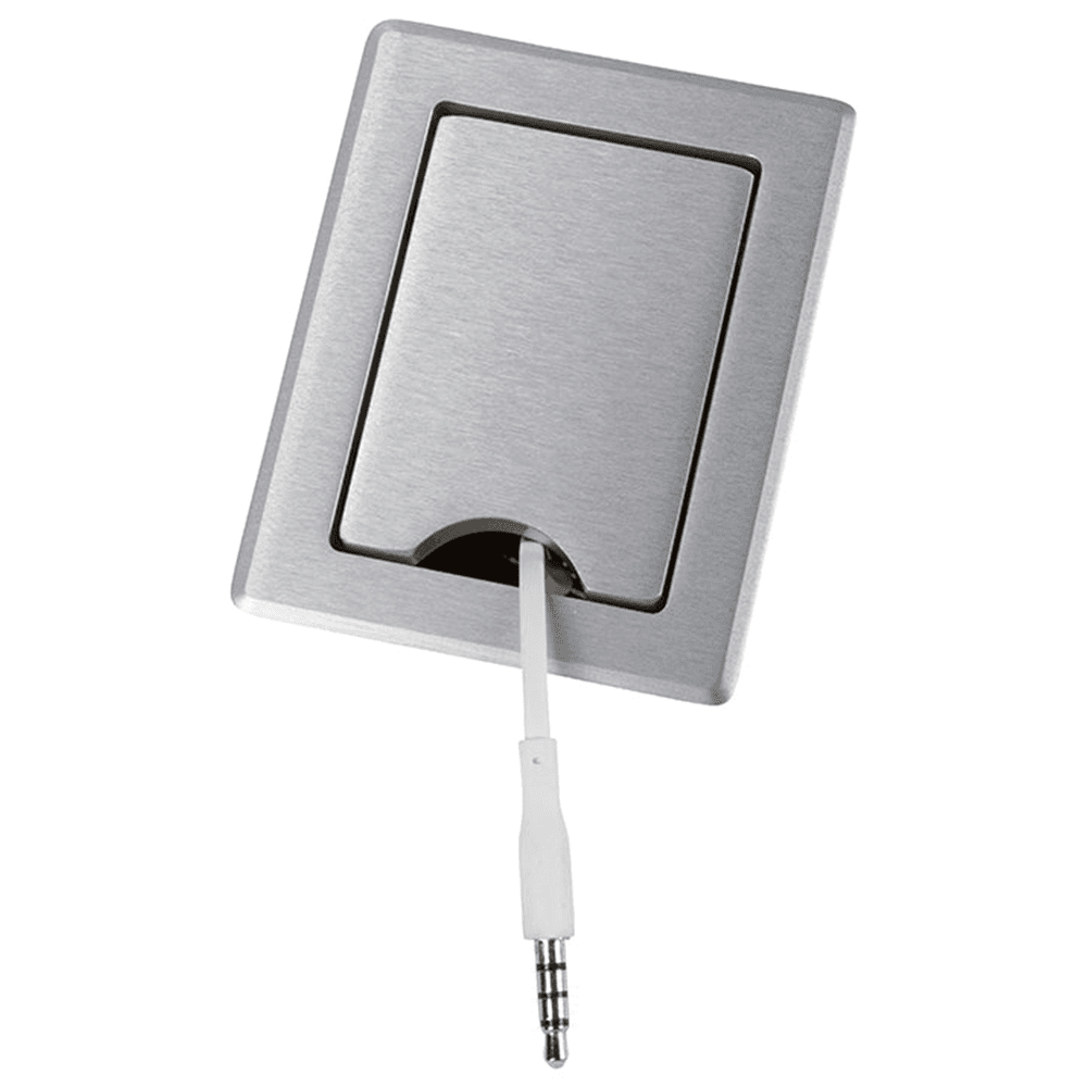PCS40 Deep Unit with Shutter Bushing Grommet in Satin Aluminum