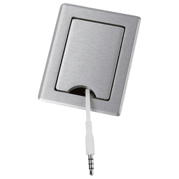 PCS40 Deep Unit with Shutter Bushing Grommet in Satin Aluminum