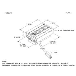 Rotating Top for Easy Access and Concealment, UL and cUL Listed
