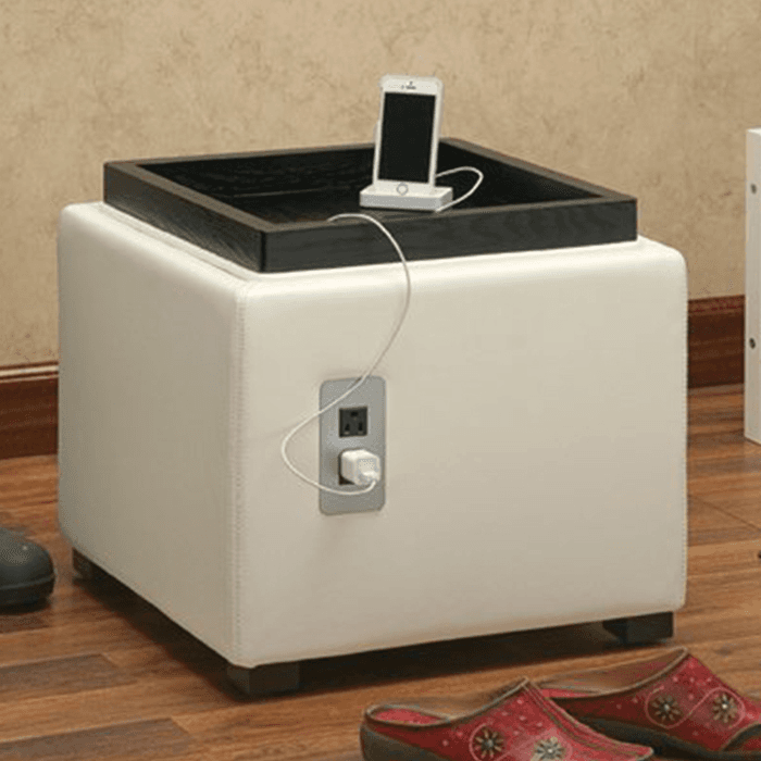 Flush Power Grommet with Two Electrical Outlets Rated 12A/120VAC