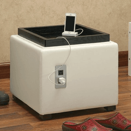 Flush Power Grommet with Two Electrical Outlets Rated 12A/120VAC