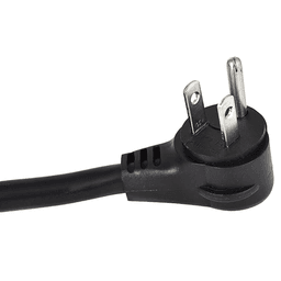 Flush power grommet with 4 electrical outlets in black by Doug Mockett And Company Inc