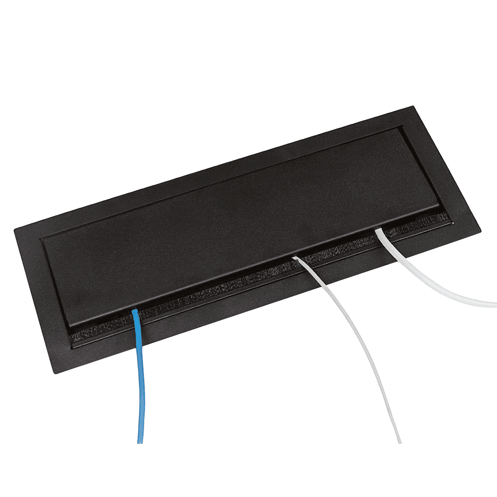 Versatile Power Solution - Lid Tucks Away for Access, Requires Undercut to Allow Door to Swing Freely - ETL Listed