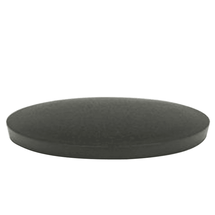 Black desk grommet set for cord and plug management