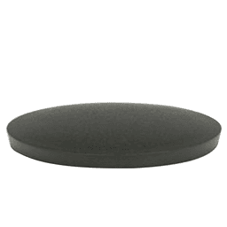 Black desk grommet set for cord and plug management