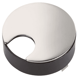 Polished Chrome Flush Mount Desktop Grommet by Doug Mockett And Company Inc - 2-1/2" Hole