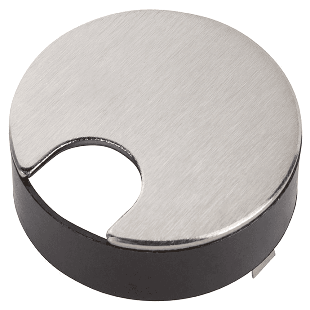 2-1/2" Hole Satin Chrome Grommet by Doug Mockett And Company Inc