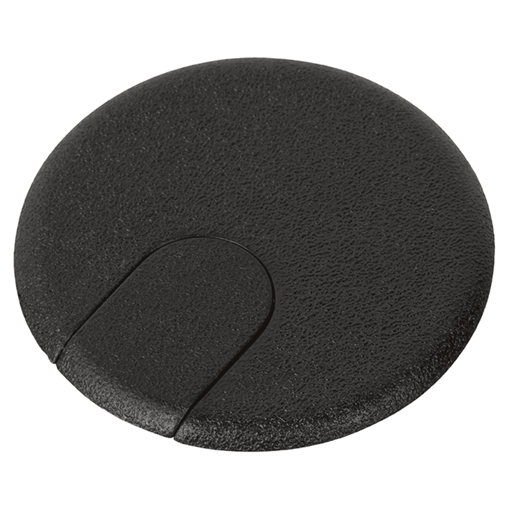 SG2 Matte Black Grommet Cap with Flip-TopAr Tab for Cord Slot Cover