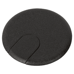 SG2 Matte Black Grommet Cap with Flip-TopAr Tab for Cord Slot Cover
