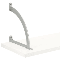 Doug Mockett And Company Inc's Arc Shelf Bracket in Metallic Silver Finish