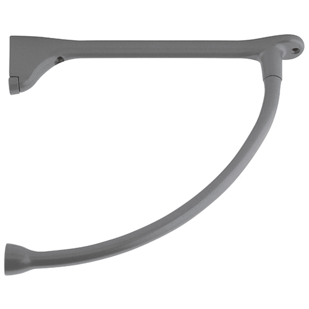 12" x 9-7/16" Arc Shelf Bracket, Metallic Silver Finish by Doug Mockett And Company Inc