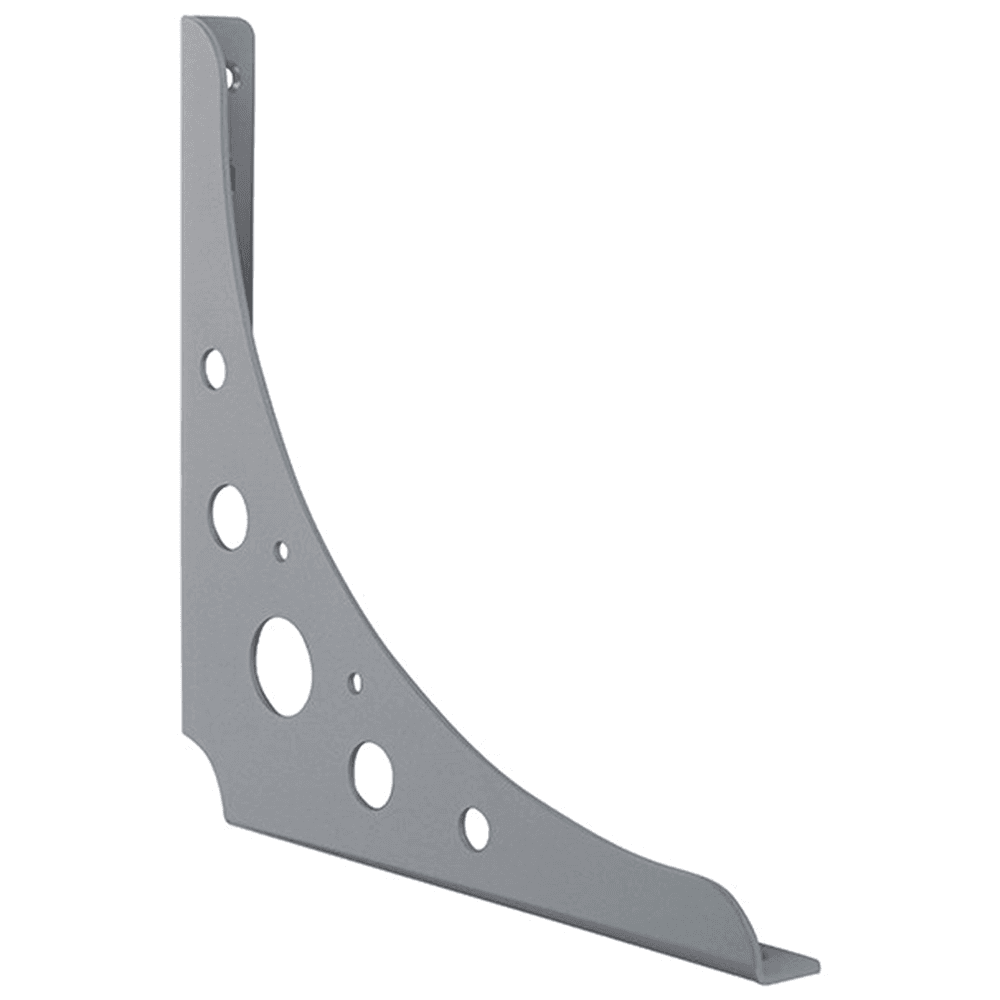 10" x 7-7/8" Perforated Shelf Bracket - Symmetrical Design