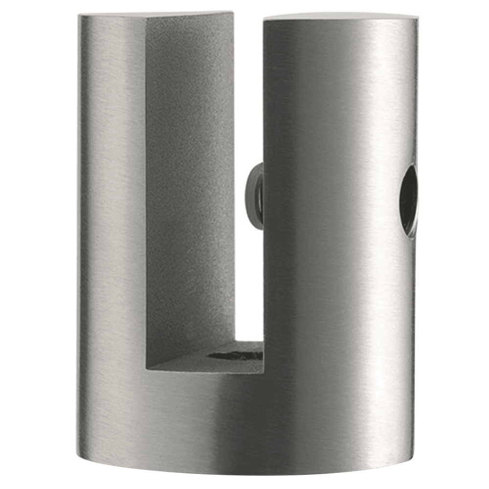5" x 1-3/4" Barrel Shelf Bracket, Satin Stainless Steel Finish - Doug Mockett And Company Inc