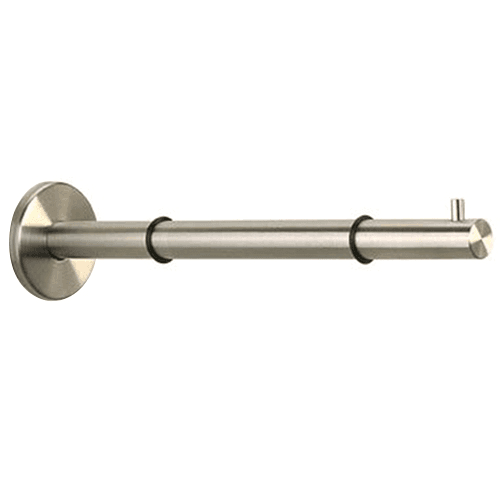 8-1/8" x 8-13/16" rod and pin shelf bracket in satin stainless steel finish - Doug Mockett And Company Inc