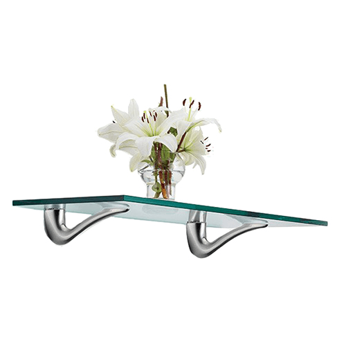Fluid Ultra-Stylish SH28 Shelf Bracket with Polished Chrome Finish