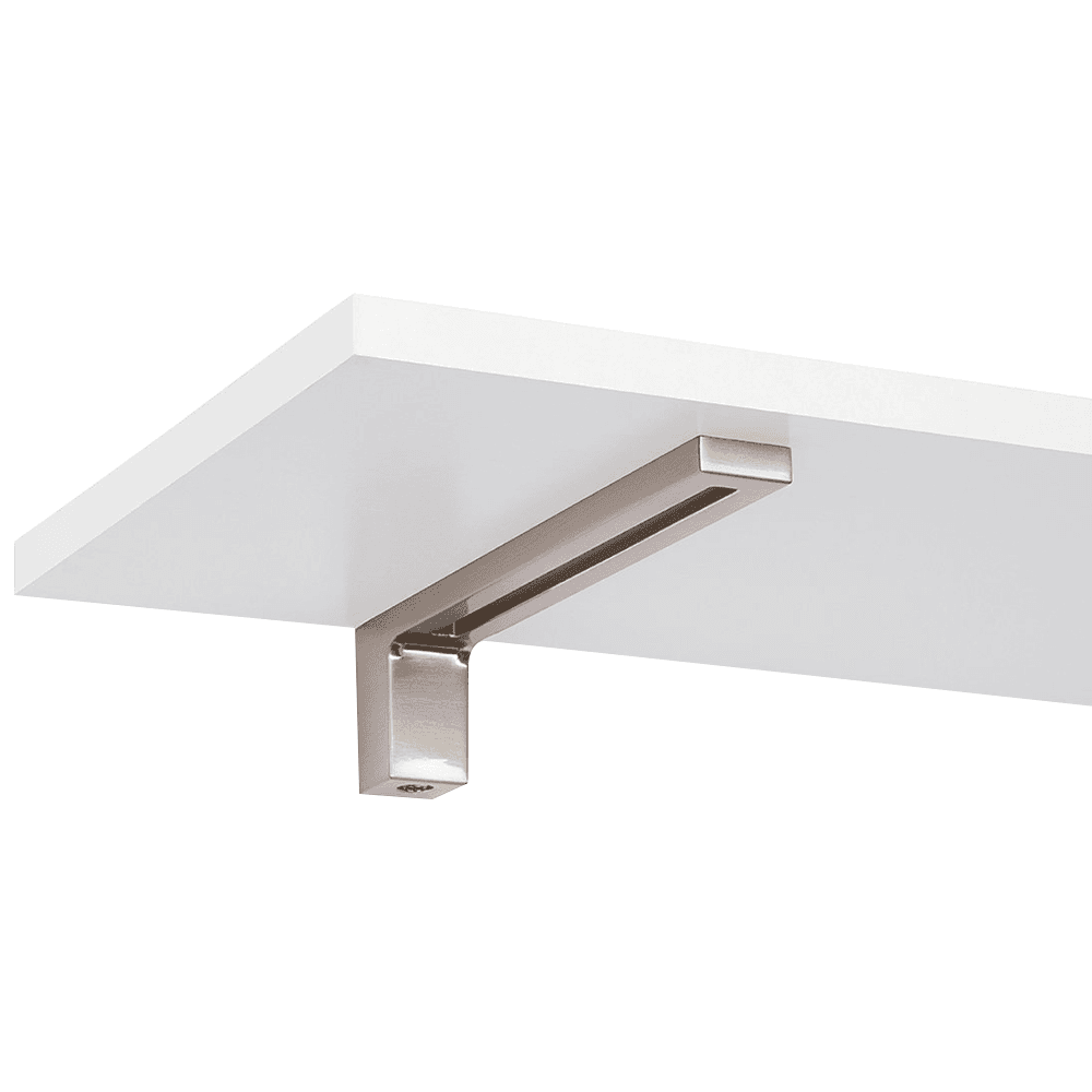 Elegant Polished Chrome Finish Shelf Bracket by Doug Mockett And Company Inc