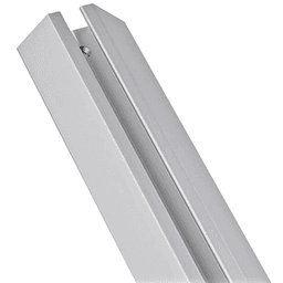 Satin Aluminum Finish M-Style Track for SH14, SH15, SH16 Shelf Supports