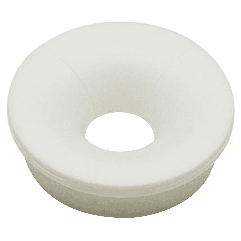 2" Desk Grommet Set for 1-3/4" Hole, White - Clean design, elegance, and functionality with flush installation.