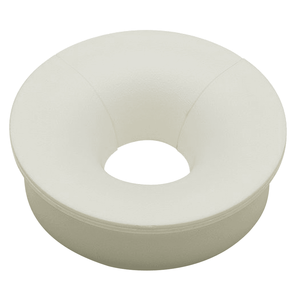 Clean and Elegant White Desk Grommet Set for a Clutter-Free Workspace