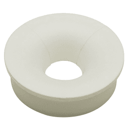 Clean and Elegant White Desk Grommet Set for a Clutter-Free Workspace