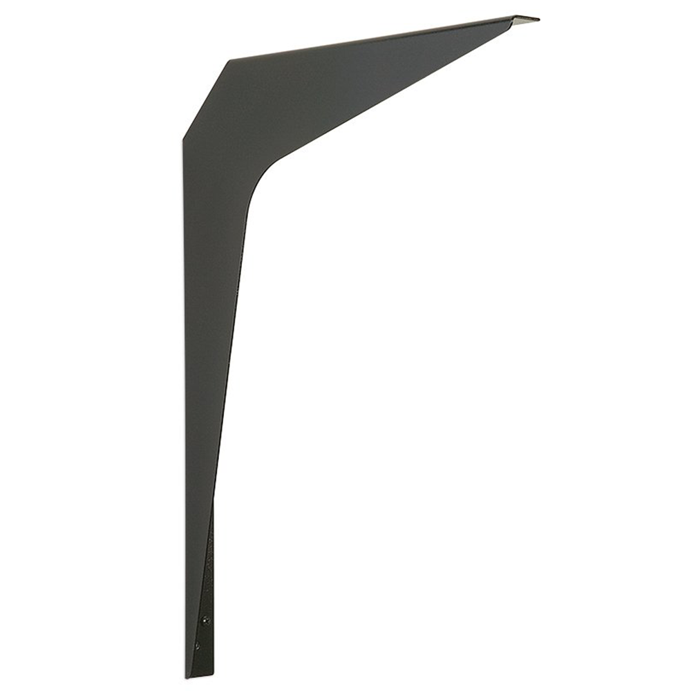26" x 18-1/4" Basic Work Surface Shelf Bracket in Matte Black Finish by Doug Mockett And Company Inc
