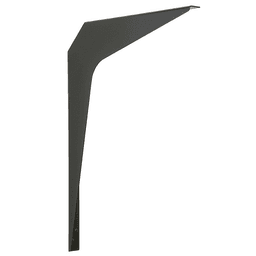 26" x 18-1/4" Basic Work Surface Shelf Bracket in Matte Black Finish by Doug Mockett And Company Inc