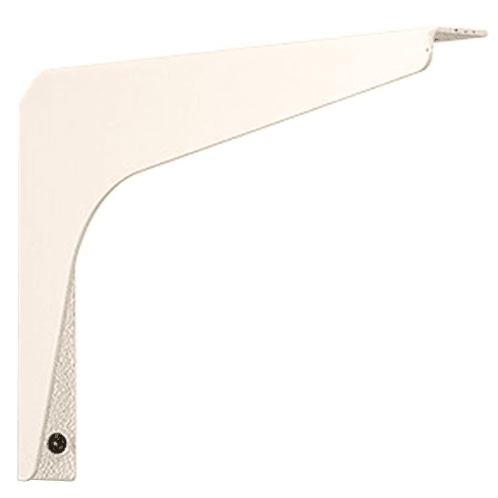 14" x 8-1/4" Basic Work Surface Shelf Bracket, White Finish