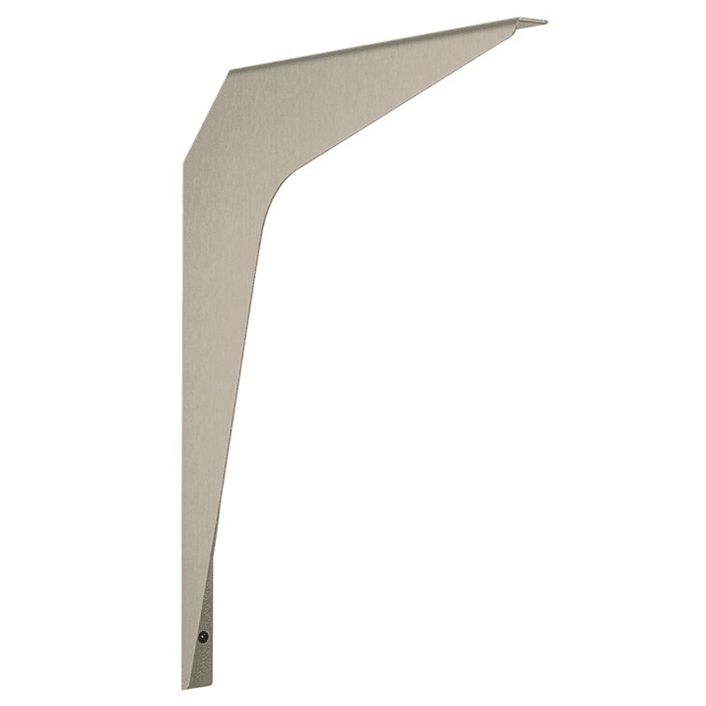 23" x 15" Basic Work Surface Shelf Bracket Satin Stainless Steel Finish