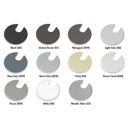 Doug Mockett And Company Inc's Walnut Brown Grommet Set for 2" Hole - Cable Management Solution