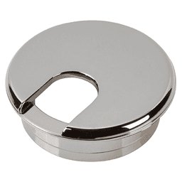 2-3/8" Polished Chrome Grommet Set for 2" Hole by Doug Mockett And Company Inc