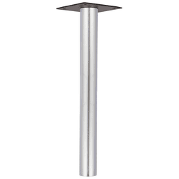 Versatile table leg for home, office or retail displays, matte black finish