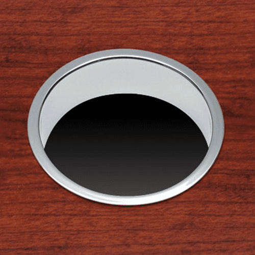 Polished Stainless Steel Trash Grommet for 8" Hole by Doug Mockett And Company Inc