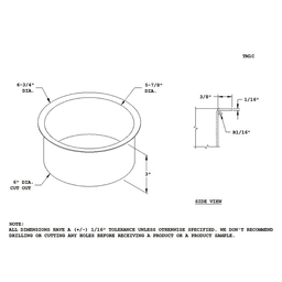 Stainless Steel Trash Ring for Public Receptacles