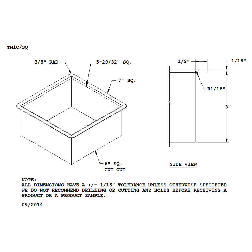 Satin Stainless Steel Trash Grommet for 6" Hole by Doug Mockett And Company Inc