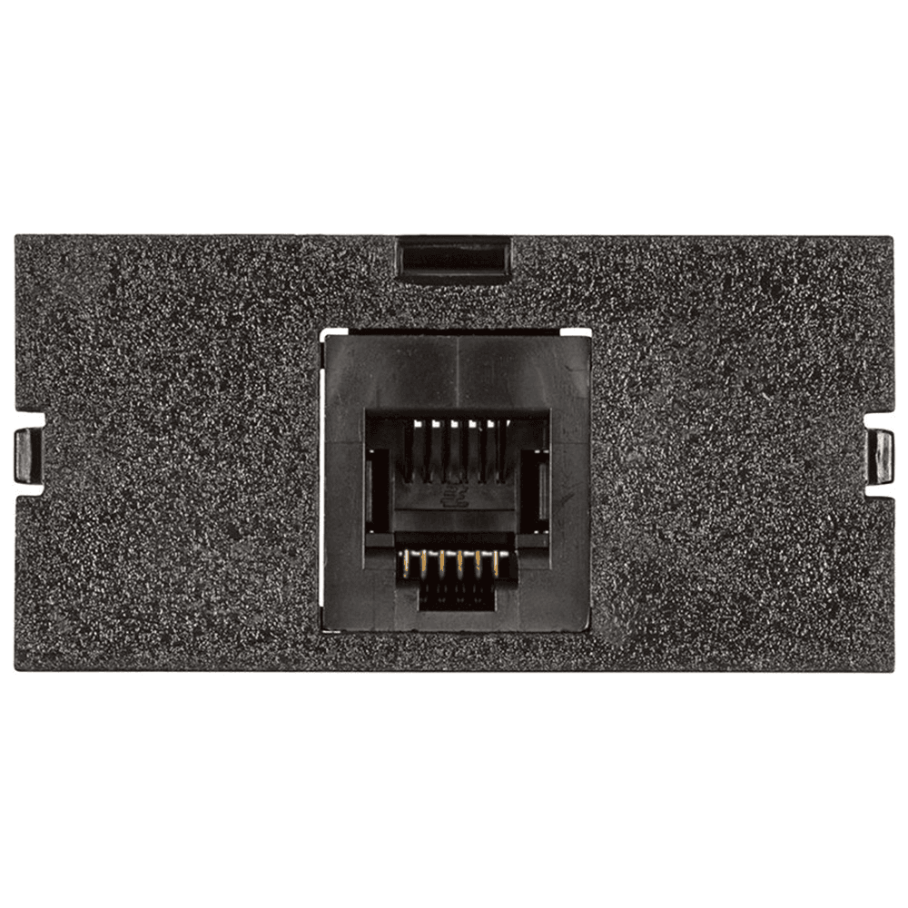 Black Female to Female Single Cat3 RJ11 insert for PCS3 and 59 from Doug Mockett And Company Inc