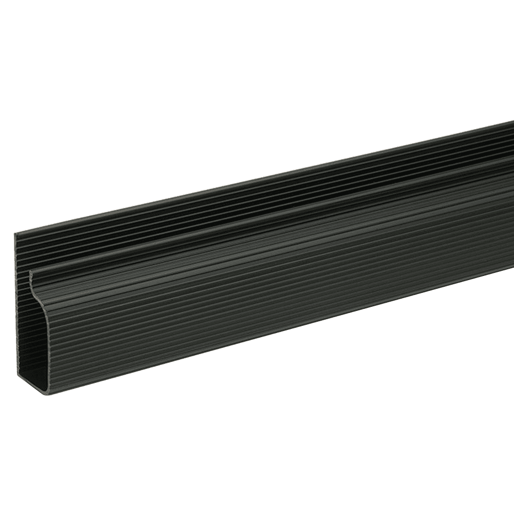 4'''' Wire Manager with Tape, Black by Doug Mockett And Company Inc - Clean, contemporary serrated appearance