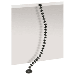 Matte Black Wire Spine for Desk Management
