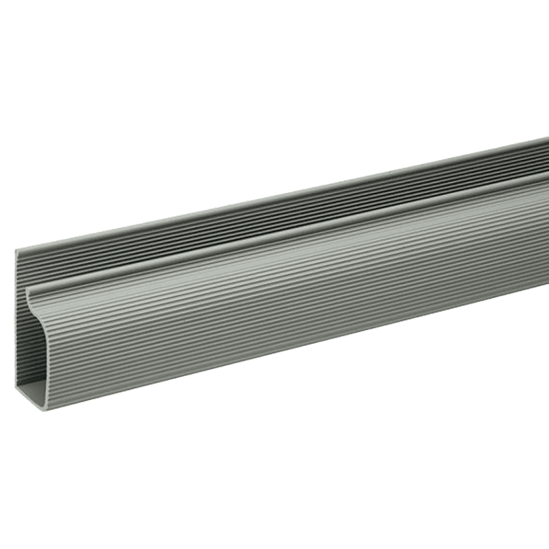 1' J-Shape Cable Manager, Grey Main - Image