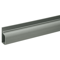 1' J-Shape Cable Manager, Grey Main - Image