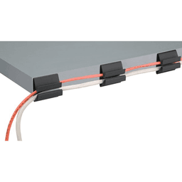 2 inch black wire manager for organizing cables - Doug Mockett And Company Inc