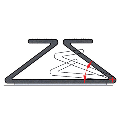 Versatile Z-clips for routing wires in black - Doug Mockett And Company Inc